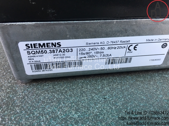 Siemens SQM50.387A2G3(1)